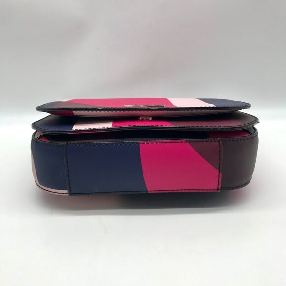 Kate Spade Pink Multi Leather Laurel Way Ego Spotlight Crossbody Bag - Picture 5 of 11